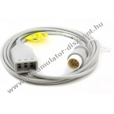 Medlinket orvosi EKG-k�bel 3-adrig 8 p�lus� csatlakoz� Philips M1590A