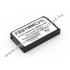 Axcom adatgy�jt� Akkumul�tor Zebra Symbol MC3190 MC3090 MC3300 3,7V 2740mAh Li-Poly