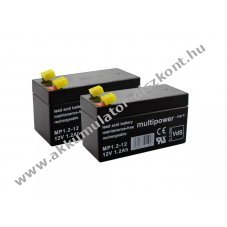 Axcom Akkumul�torpakk 24V 1,2Ah 2db/csomag Hill-Rom Evolution MA2B MA8A MA8B CB12 VDS G116007 orvosi �lom