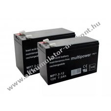 Axcom Akkumul�torpakk 24V 7200mAh 2db/csomag orvosi Hill-Rom Total Care Affinity III �lom