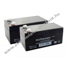 Axcom Akkumul�torpakk 24V 3,4Ah Str�ssle DT100 2db/csomag orvosi �lom