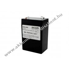 Axcom NA6-4500 n�trium-ion Akkumul�tor 6V 4,5Ah 4,75mm csatlakoz�val