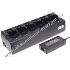 Axcom 6+6 asztali t�lt� adapterrel Motorola MTP850EX r�di� �s Akkumul�tor