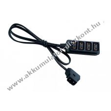 Axcom D-Tap csatlakoz� k�bel 12V 10A 60cm vide�kamera