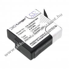 Helyettes�t� kamera Akkumul�tor GoPro Hero 5 AHDBT-501 1250mAh 4.81Wh