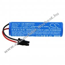Helyettes�t� kutyanyak�rv Akkumul�tor Garmin Pro Control 2 RX 361-00022-14 3350mAh 12.4Wh 3.7V