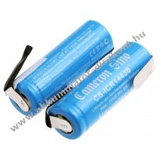 Helyettes�t� ipari Akkumul�tor 14430 650mAh/2.41Wh 2db/csomag forrf�llel