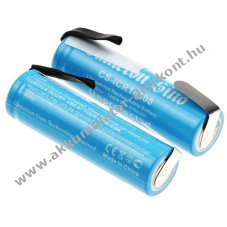 Helyettes�t� ipari Akkumul�tor 14500 700mAh 2.59Wh 2db/csomag forrf�lekkel