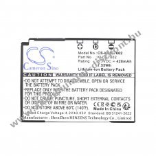 Helyettes�t� kamera Akkumul�tor Kodak EasyShare V530 KLIC-7002 420mAh 1.55Wh