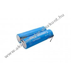 Helyettes�t� ipari Akkumul�tor 18650 3400mAh 12.58Wh 2db/csomag forrf�llel Li-Ion