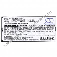 Helyettes�t� riaszt�rendszer Akkumul�tor Vivint Smart Hub Control Panel 12047088-00 5100mAh 19.38Wh 3.8V