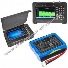 Helyettes�t� m�r�m�szer Akkumul�tor Tecatel M-T1 Combo 2600mAh 28.86Wh 11.1V