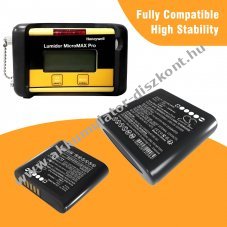 Helyettes�t� m�r�m�szer Akkumul�tor Honeywell Lumidor Micromax Plus 4956 2000mAh 9,6Wh 4.8V