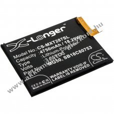 Helyettes�t� telefon Akkumul�tor Motorola Moto G9 Plus MG50 4750mAh 18.29Wh 3.85V