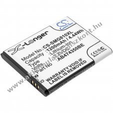 Helyettes�t� telefon Akkumul�tor Samsung SGH-G810 AB474350DE 1200mAh 4.44Wh