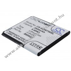 Helyettes�t� telefon Akkumul�tor Samsung SM-W750V B600BZ 2600mAh 9.88Wh