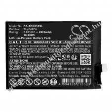Helyettes�t� telefon Akkumul�tor Sharp Aquos V7 Plus TLp049FA 4900mAh 18.96Wh