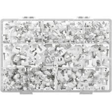 Goobay Tools k�belbilincs k�szlet 700db/csomag feh�r sz�ggel 7 m�ret