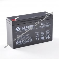 B.B. Battery BP12-6 VdS 6V 12Ah �lom-savas (AGM) Akkumul�tor