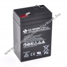 B.B. Battery BP5-6 6V 5Ah �lom Akkumul�tor AGM