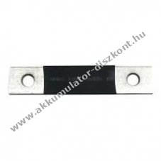 Akku lapos csatlakoz� r�szlegesen bevont furatt�vols�g 65mm furat 8mm M8 90x18x4mm