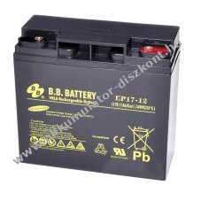 B.B. Battery EP17-12 12V 17Ah AGM �lom Akkumul�tor