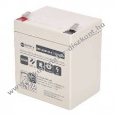 Helyettes�t� Akkumul�tor SBY-AGM-12-5 12V 5Ah AGM �lom-sav 90x70x101mm T2 Faston 250 (6,3mm)