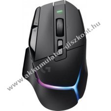 Logitech G502 X PLUS LIGHTFORCE vezet�k n�lk�li eg�r HERO25K 25600dpi 11gomb USB-C fekete