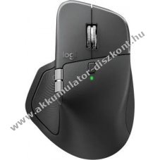 Logitech MX Master 4S vezet�k n�lk�li eg�r Bluetooth Logi Bolt MagSpeed Darkfield 200-8000dpi 7 gomb