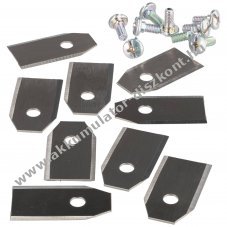 9db/csomag rozsdamentes ac�l peng�k 3,5cm 1,7cm 0,7mm Gardena, Husqvarna kompatibilis
