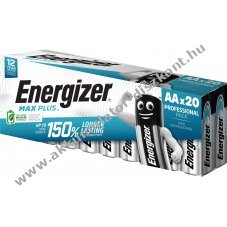 Energizer Max Plus AA Mignon ceruza FR06 1,5V 20db/csomag elem Alkaline