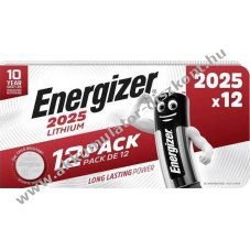 Energizer CR2025 3V gombelem 12db/csomag Lithium