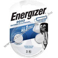 Energizer CR2032 gombelem 3V 2db/csomag Ultimate Lithium