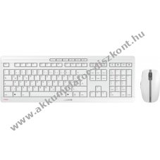 Cherry STREAM Desktop vezet�k n�lk�li billenty�zet-eg�r szett DE hellsz�rke eg�r 2400dpi