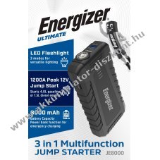Energizer JE8000 aut�ind�t� powerbank 8000mAh LED