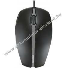 Cherry GENTIX Silent vezet�kes USB optikai eg�r 1000dpi 3 gomb fekete