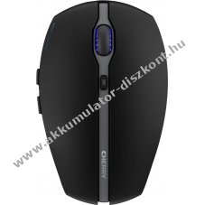 Cherry GENTIX BT vezet�k n�lk�li Bluetooth optikai eg�r 2000dpi 7 gombos fekete 2xAAA