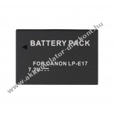 Helyettes�t� Akkumul�tor CAN LP-E17 7,4V 1040mAh 7,7Wh f�nyk�pez�g�p Li-ion