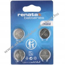 Renata CR2032 3V 225mAh 4db/csomag l�tium elem Lithium