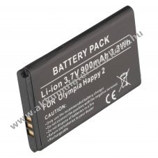Helyettes�t� Akkumul�tor Olympia Happy 2 DECT telefon 3,7V 900mAh 3,3Wh Li-ion