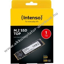 Intenso M.2 2280 SSD 1TB SATA-III 550MB/s olvas�s 500MB/s �r�s Retail