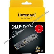 Intenso MI500 (R) 1TB M.2 2280 PCIe 4.0 NVMe SSD 5300MB/s/4500MB/s Retail