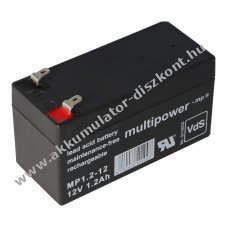 Multipower MP1.2-12 12V 1,2Ah Akkumul�tor Gira 094300 AGM �lom