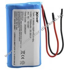 XCell 3,7V 7000mAh 1S2P Akkumul�tor nyitott k�bellel Li-Ion