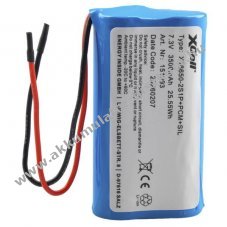 XCell Akkumul�tor 7,4V 3500mAh nyitott k�belv�gekkel Li-Ion