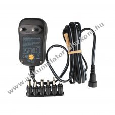 Heitech univerz�lis t�pegys�g 3V-12V 1000mA 12W 6 adaptercsatlakoz�