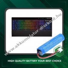 Helyettes�t� billenty�zet eg�r Akkumul�tor K57 RGB Wireless Gaming Keyboard RDJ15 3400mAh 12.58Wh