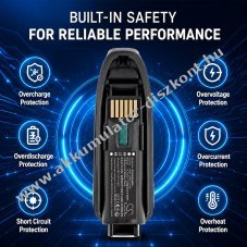 Helyettes�t� vonalk�dolvas� Akkumul�tor QBT2131 RBP-QMBT2X-BK 1600mAh 5.92Wh