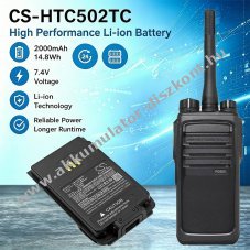 Helyettes�t� ad�vev� Akkumul�tor DP505 BL1502 2000mAh 14.8Wh
