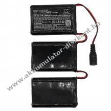 Helyettes�t� f�thet� ruh�zat Akkumul�tor K-BAT-12VOLT-3.0A 12V 3000mAh 3A 11.1V 33.3Wh